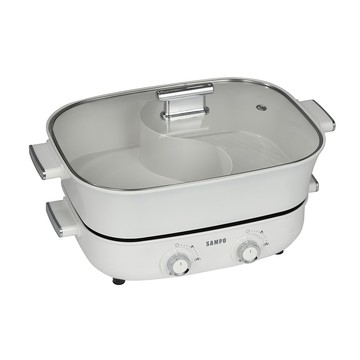 SAMPO 6.2L雙調溫饗食鴛鴦鍋 TQ-LA65W