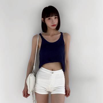 【Aa.chic】復古削肩直紋針織背心(五色).女裝/削肩/直紋/背心/彈性/夏日/百搭/顯瘦/日常【C099325】