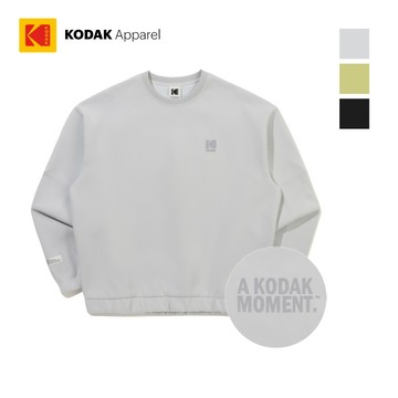 【KODAK Apparel】柯達 MOMENT大學T 3色(灰 黑 綠) KB611003