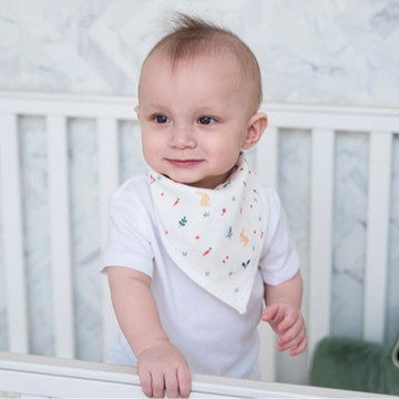 Organic B 有機比比  有機棉圍兜 午後小野兔