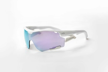 【AirFly】AF-30X C-2 無鼻墊運動太陽眼鏡 赤崎曉選手推薦 紫水銀鏡片 夢幻白紫