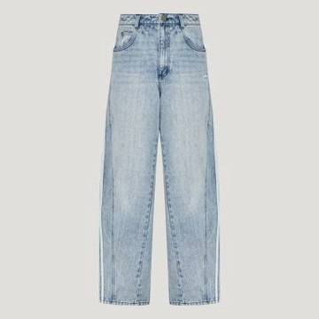 ADIDAS DENIM PANTS W 女 長褲 LD6427