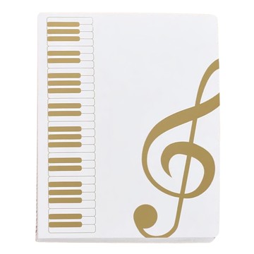 透明內頁袋 80頁160面 樂譜文件夾 A4  白色  1個