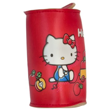 Hello Kitty 凱蒂貓 鑰匙筒 聚氨酯  紅色  1個