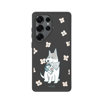 Galaxy S25 Ultra SolidSuit 黑 - 小犬工作室 The little K9s - I'm with you（狗款）