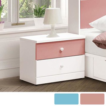 Boden-尼可1.7尺床頭櫃/二抽收納櫃/置物櫃(兩色可選)