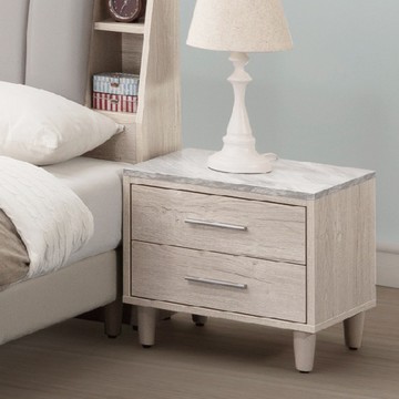 ONE生活 永家橡木色床頭櫃 寬48.2公分