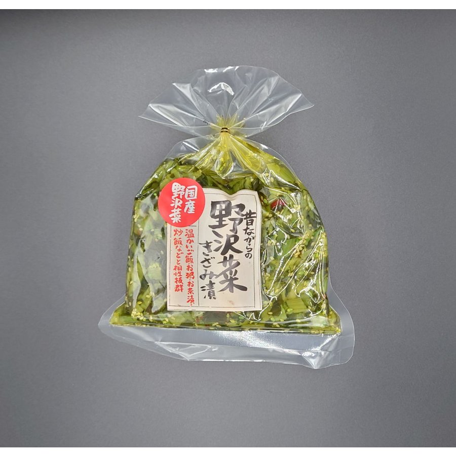 食品　漬物　昔ながらの野沢菜きざみ漬け 150ｇ