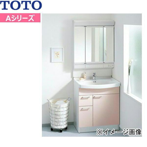 totoku TOTO Aシリーズ 洗面化粧台セット03 セット間口750mm スウィング三面鏡・片引き出し LDA757BEUR-LMA753EC  LINEショッピング
