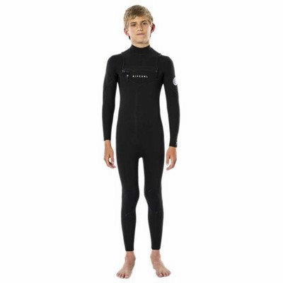 リップカール ユニセックス ウェットスーツ 夜明けパトロールパフォーマンス長袖胸ジップ ウェットスーツ Junior 4 / 3mm 男の子