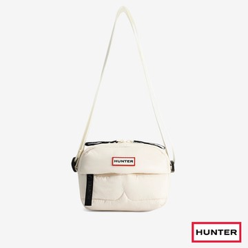 HUNTER - 無縫空氣迷你斜背包-白色