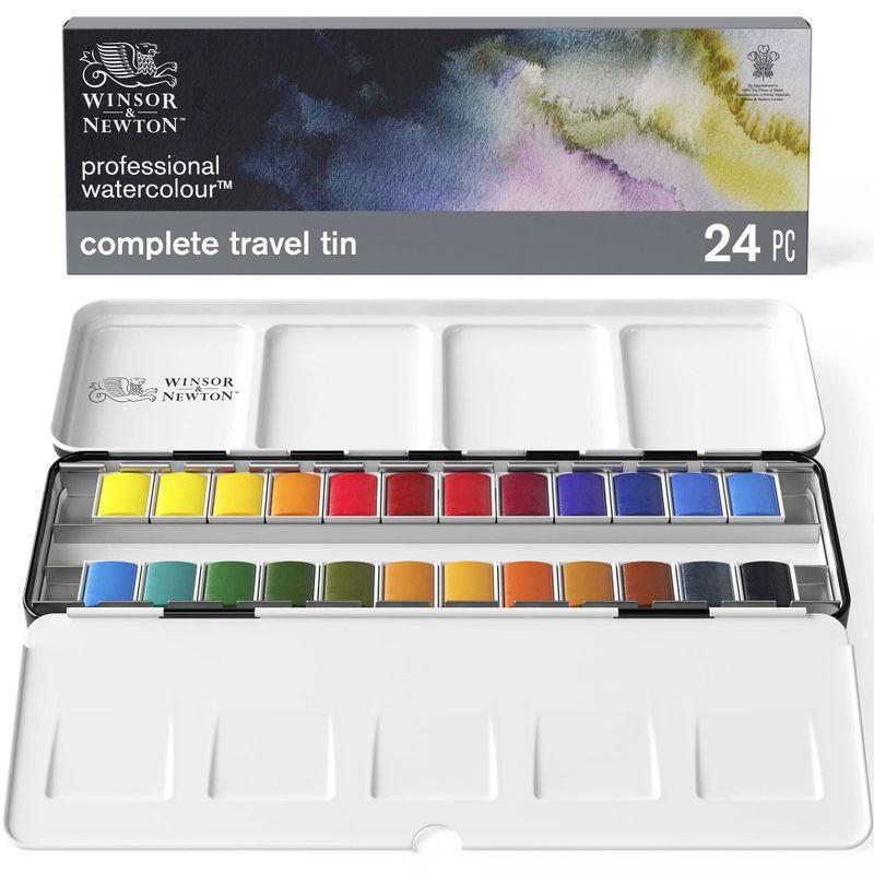 Winsor  Newton ウィンザーニュートン 水彩絵具 ウィンザーニュートン プロフェッショナル ウォーターカラー 24色セット