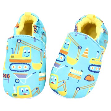 bebehome 手工防滑嬰兒學步鞋  12cm  可愛挖土機