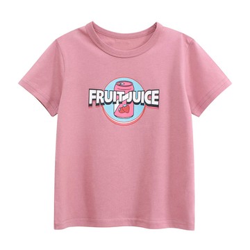 27home - 純棉短袖上衣-果汁-暗粉色