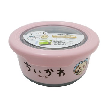 吉伊卡哇-304不鏽鋼圓形保鮮餐碗-大-粉-3入