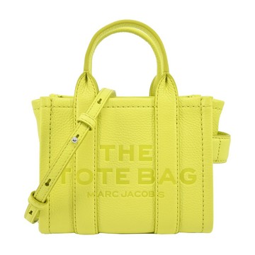 [平輸版] 【MARC JACOBS】The Leather TOTE 皮革兩用托特包(檸檬綠)真品平輸