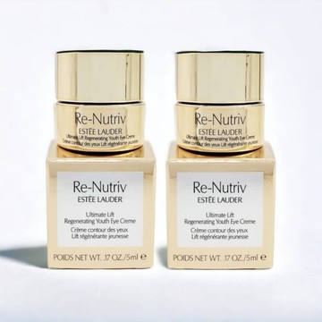 ESTEE LAUDER 白金級極萃賦活花秘眼霜5ML*2入組 【百貨專櫃貨 特惠組合】