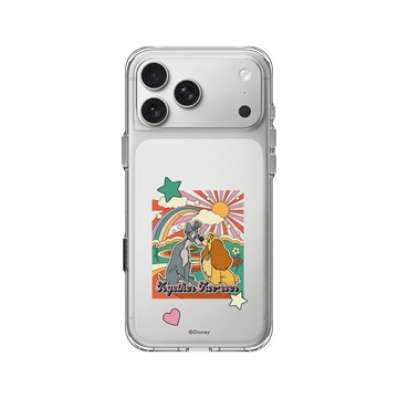 iPhone 17 Pro Max Clear Case（相機按鈕） 透明 - 迪士尼-經典系列 Disney Classics - 小姐與流氓 La Belle et le Clochard