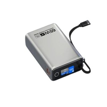 POLYWELL TFT智慧顯示行動電源 65W 20000mAh 自帶Type-C線 A+C孔