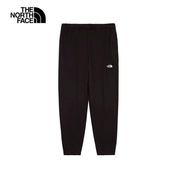 男款黑色舒適彈力褲腰運動休閒長褲｜8DETJK3