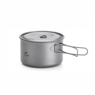 Naturehike 戶外超輕量便攜純鈦炊具 湯鍋 1300ml T202-B