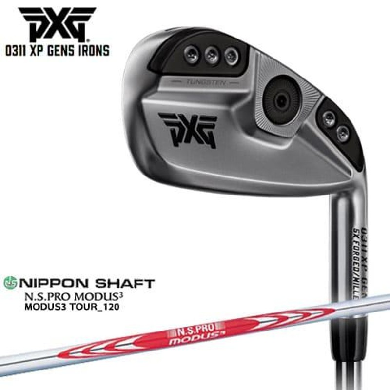 PXG/0311 XP GEN5 アイアン/Chrome(シルバー/銀)/単品(4I、5I、GW)/N.S.PRO_MODUS3/日本シャフト/カスタムクラブ  | LINEショッピング