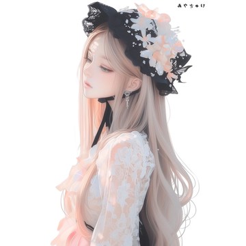 【3 月新品 1】07-117-0046 人物貼紙 質感透明感穿搭