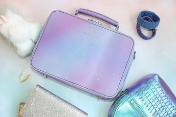 星空薰紫色手提包