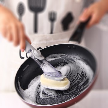 廚房刷鍋神器洗碗刷不粘鍋長柄洗鍋刷子去污家用多功能除油清潔刷