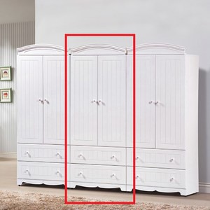 瑪莎白色2.7尺衣櫥