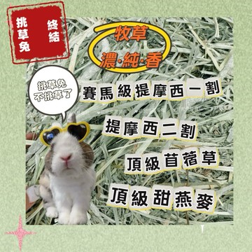 哈密兔事·頂級牧草｜提摩西一割二割.T1.T2甜燕麥 苜蓿草 手工過篩 龍貓牧草 天竺鼠牧草兔子牧草用品鼠兔牧草