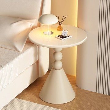 免運/可開發票 邊几 小茶几  床頭柜簡約現代家用臥室小型奶油風出租房用創意置物架可移動邊幾 快速出貨