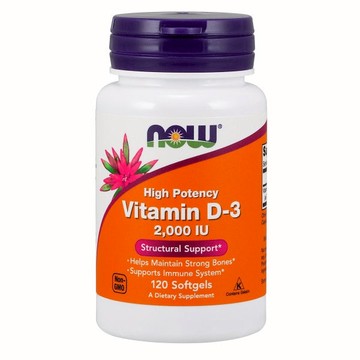 Vitamin D3 120 Sgels by Now Foods