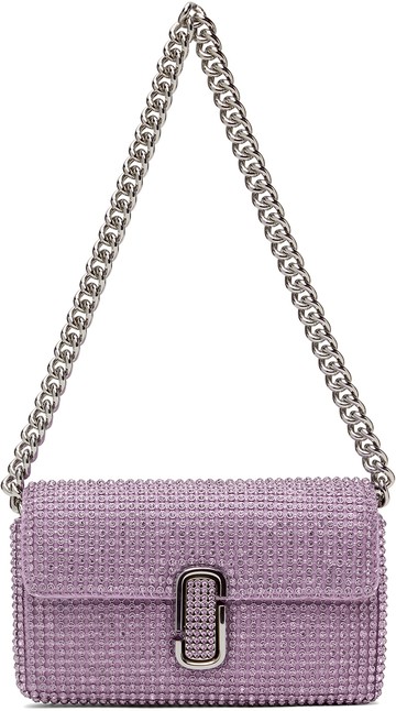 Marc Jacobs 紫色 The Rhinestone J Marc Mini 单肩包