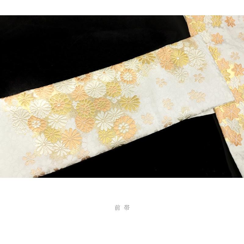 B93厳選至極☆唐織最高峰☆純金糸極細密唐織 慶扇唐花鴛鴦紋 ☆豪華