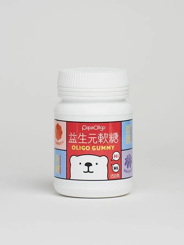 【詠晴中西藥局】PapaOligo糖老爹 益生元紫錐花軟糖 無蔗糖砂糖/腸道健康/調整體質 150克/瓶