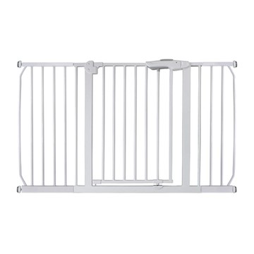 kiwObOri 高性能寵物安全門 009B  1個  125-135公分寬 x 78公分高  白色
