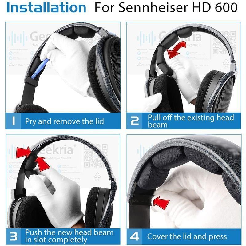 Geekria イヤーパッド + ヘッドバンド Sennheiser ゼンハイザー HD580