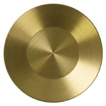 A-OK 304平底碟 10cm  金色  1個