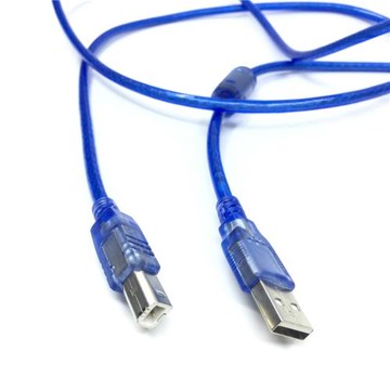 USB2.0電腦打印機方傳輸線連接線AM/BM公轉公usb打印線數據線5米