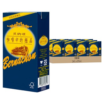 貝納頌 原味拿鐵  375ml  24入