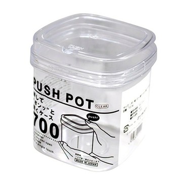 日本製【SANADA 】PUSH系列 收納罐 700ml【領券滿額再折千7/31止】