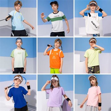 【吸濕速干】MQD男女童短袖2025夏季新款兒童透氣運動休閑薄款T恤