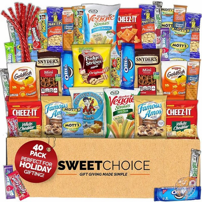 アメリカお菓子まとめ買い Sweet Choice Giftbaskets スナック バラエティ クッキー チップス キャンディ 40個入 個包装お菓子詰め合わせ 通販 Lineポイント最大0 5 Get Lineショッピング