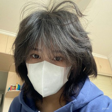 ?? 假髮男酷帥狼尾鯔魚頭中分劉海自然蓬鬆武士頭中性短直髮整頂髮套 假髮 男 真發 墊髮片 男士 假髮片 頭頂補