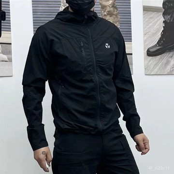 抗UV外套 絲防曬衣 情侶防曬衣 涼感外套  防紫外線 夏季戶外防曬衣男超薄款透氣彈力速幹皮膚衣戰術運動風衣防水顯瘦💖超