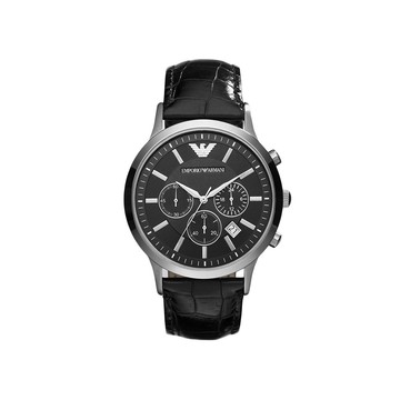 簡約內斂計時腕錶