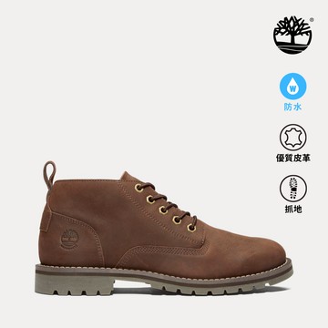 Timberland 男款深棕色休閒防水中筒靴|A44MGV13
