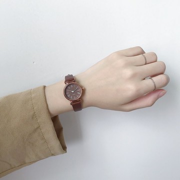 考試手表女ins風中學生韓版簡約復古小表盤時尚細帶小巧精致氣質