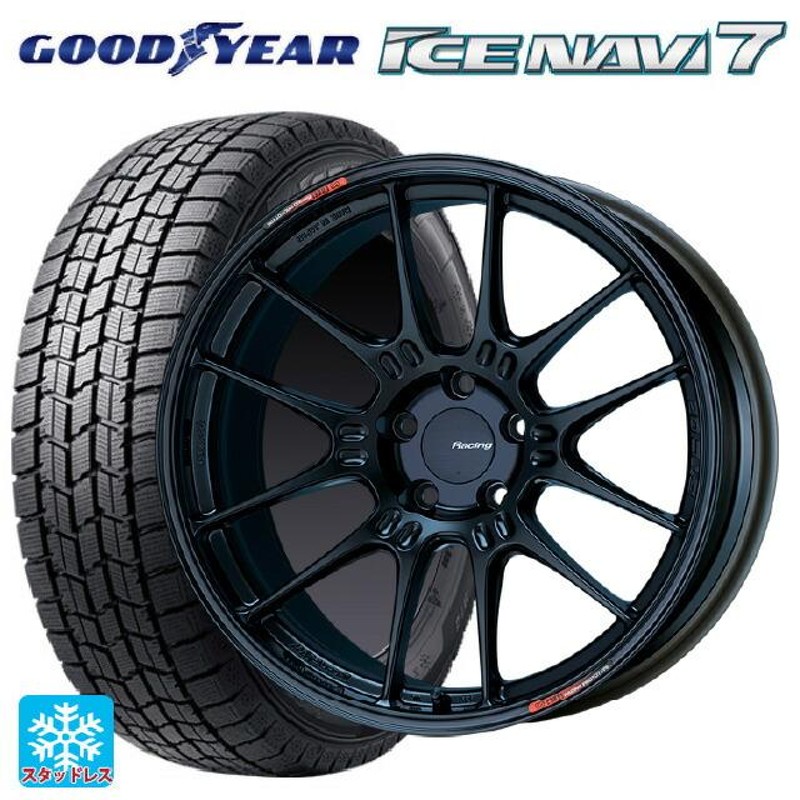 送料無料 スタッドレスタイヤホイール 4本セット 225/45R18 91Q グッドイヤー アイスナビ7(限定) # エンケイ レーシング GTC02  | LINEブランドカタログ